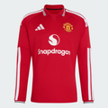 2026 Manchester United Home Long Sleeve Jersey