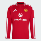 2026 Manchester United Home Long Sleeve Jersey