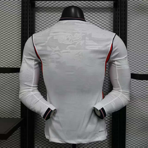 2026 England Home Long Sleeve Authentic Jersey