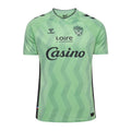 AS Saint-Étienne Third Football Shirt 2026-27 | hummel Green Zigzag Heritage Jersey
