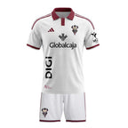 Albacete Balompié Home Kids Kit 2026-27 | adidas White & Red Youth Football Jersey & Shorts