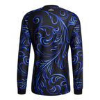 Argentina Away Long Sleeve Football Shirt 2026 | adidas Authentic Black & Blue AFA Jersey