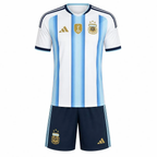 Argentina Home Kids Kit 2026 | Argentina Youth Football Jersey & Shorts