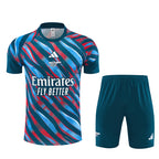 Arsenal Training Kit 2026-27 | adidas Teal Blue Graphic Shirt & Shorts Set
