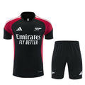Arsenal Training Kit 2026-27 | adidas Black Red Shirt & Shorts Set