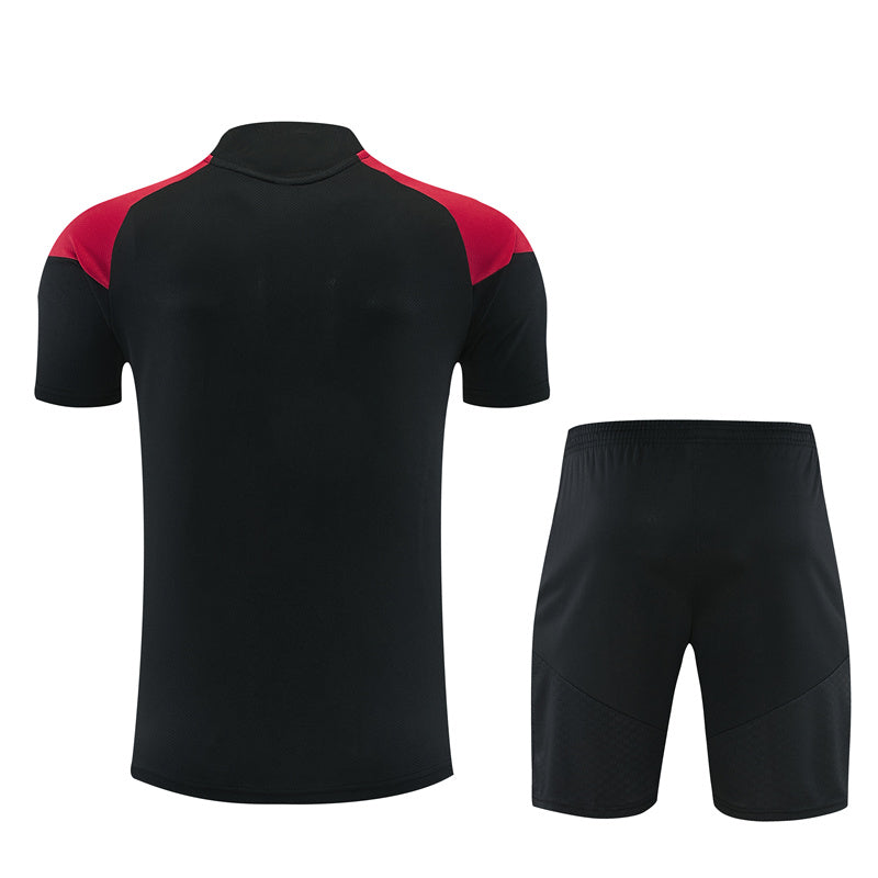 Arsenal Training Kit 2026-27 | adidas Black Red Shirt & Shorts Set