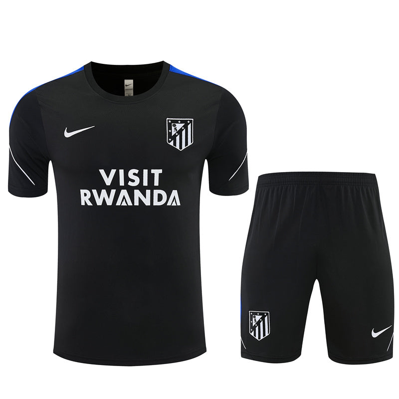 Atlético Madrid Black Training Kit 2026-27 | Nike Football Jersey & Shorts Set