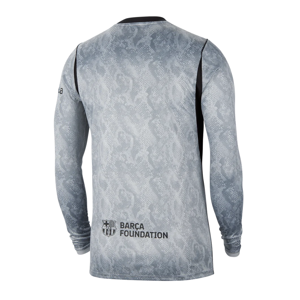 Barcelona Grey Goalkeeper Home Long Sleeve Football Shirt 2026-27 | Barça Goalkeeper Jersey