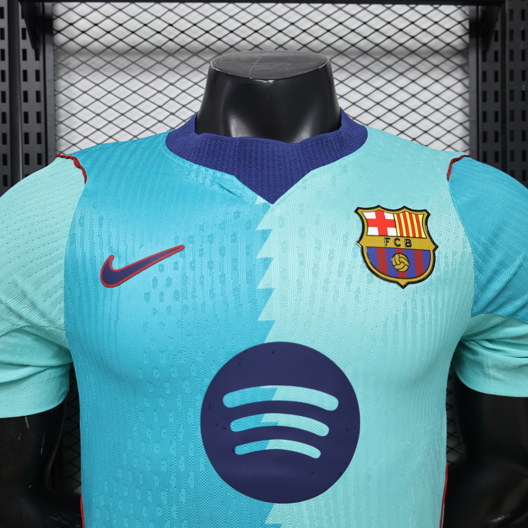 Barcelona Third Player Version Jersey 2026-27 | Nike Match Green Frost Football Shirt