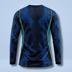 Brazil Away Long Sleeve Soccer Jersey 2026 | Jordan Brand Seleção Navy & Yellow Football Shirt