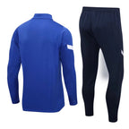 Chelsea Blue Half Zip Tracksuit kit Training set 2021-22