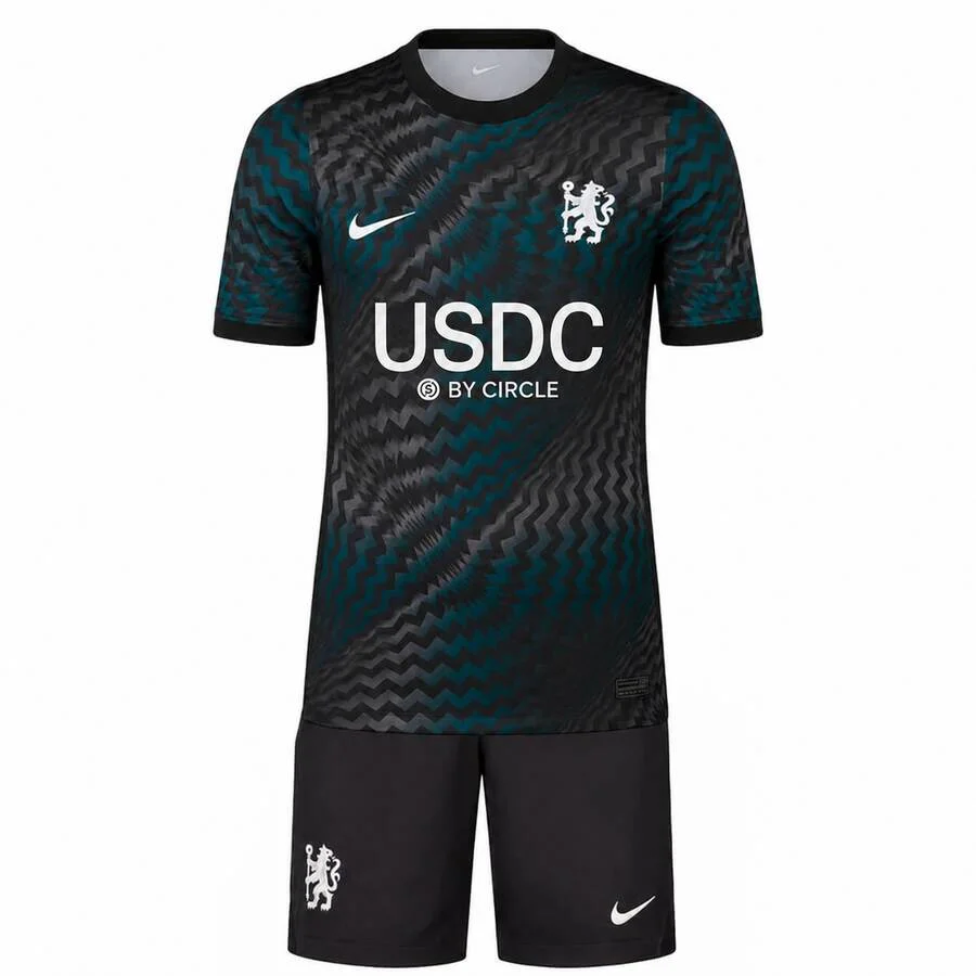 Chelsea Black Goalkeeper Kids Kit 2026/27 | Nike Football Shirt & Shorts