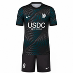 Chelsea Black Goalkeeper Kids Kit 2026/27 | Nike Football Shirt & Shorts
