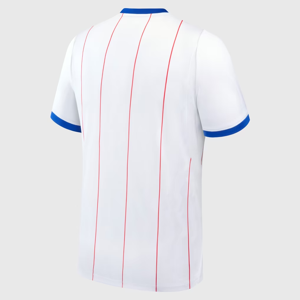 Chelsea Third Soccer Jersey 2026-27 | Nike White Blue & Red Retro Football Shirt