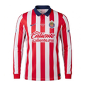 Chivas de Guadalajara Home Long Sleeve Jersey 2026-27 | Nike White Red & Blue Football Shirt