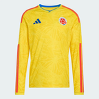 Colombia Home Long Sleeve Soccer Jersey 2026 | adidas Los Cafeteros Yellow Football Shirt