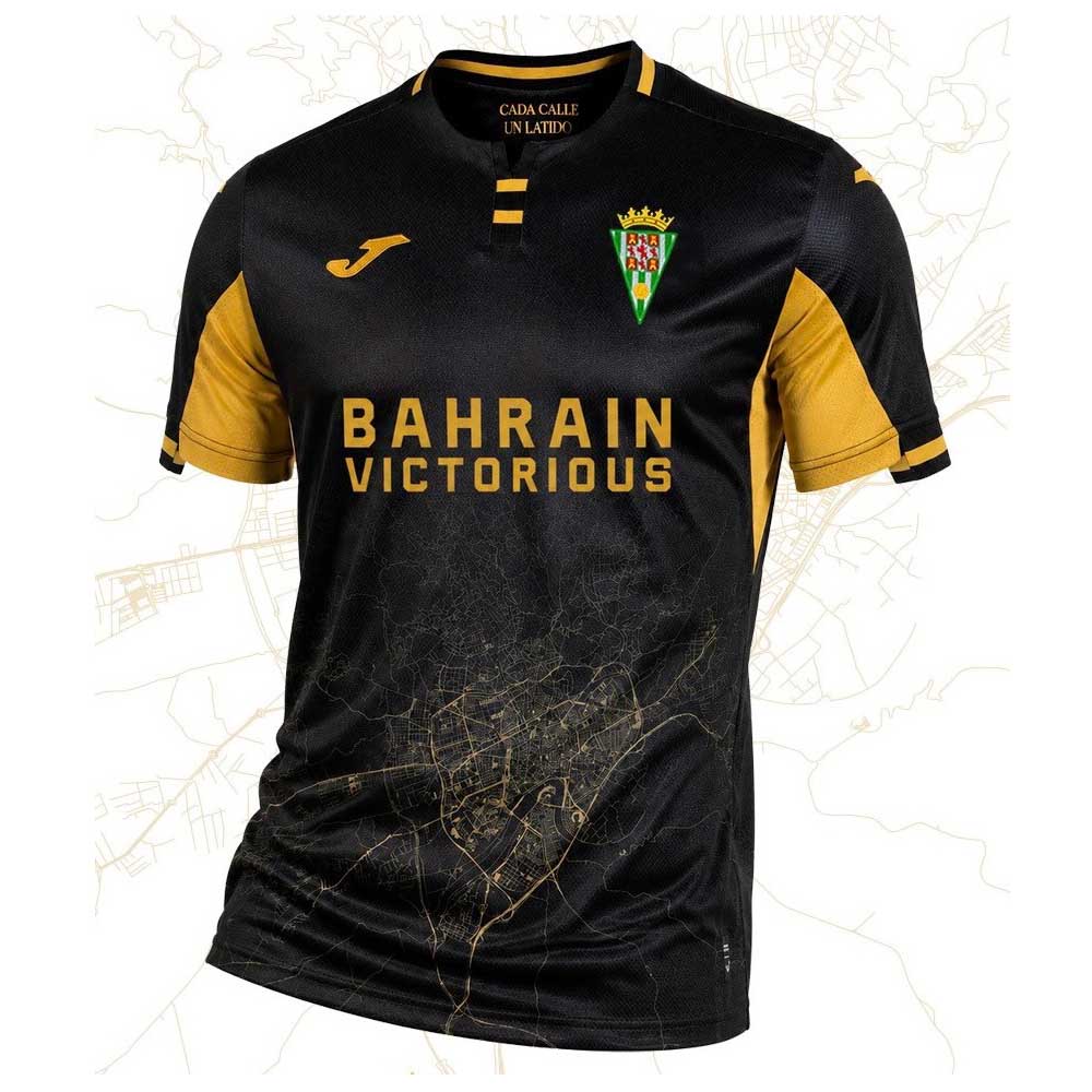 2026/27 Córdoba CF Away Jersey | Joma Black & Yellow Football Shirt
