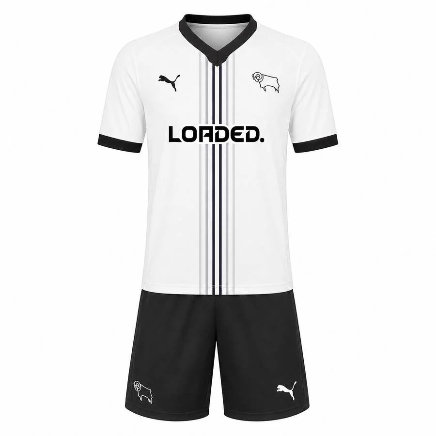 Derby County Home Kids Kit 2026/27 | PUMA Football Shirt & Shorts
