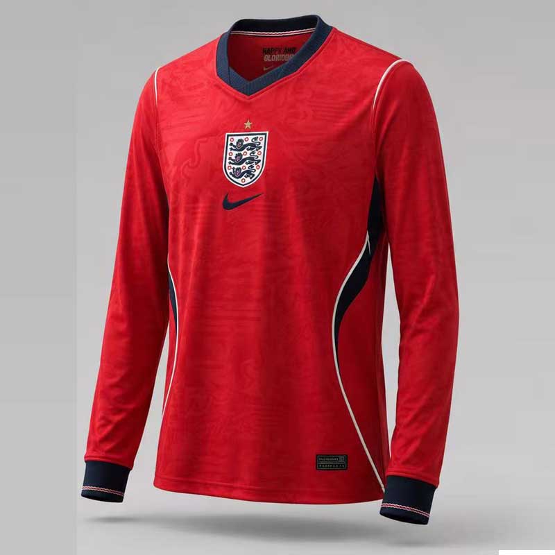 2026 England Away Long Sleeve Jersey