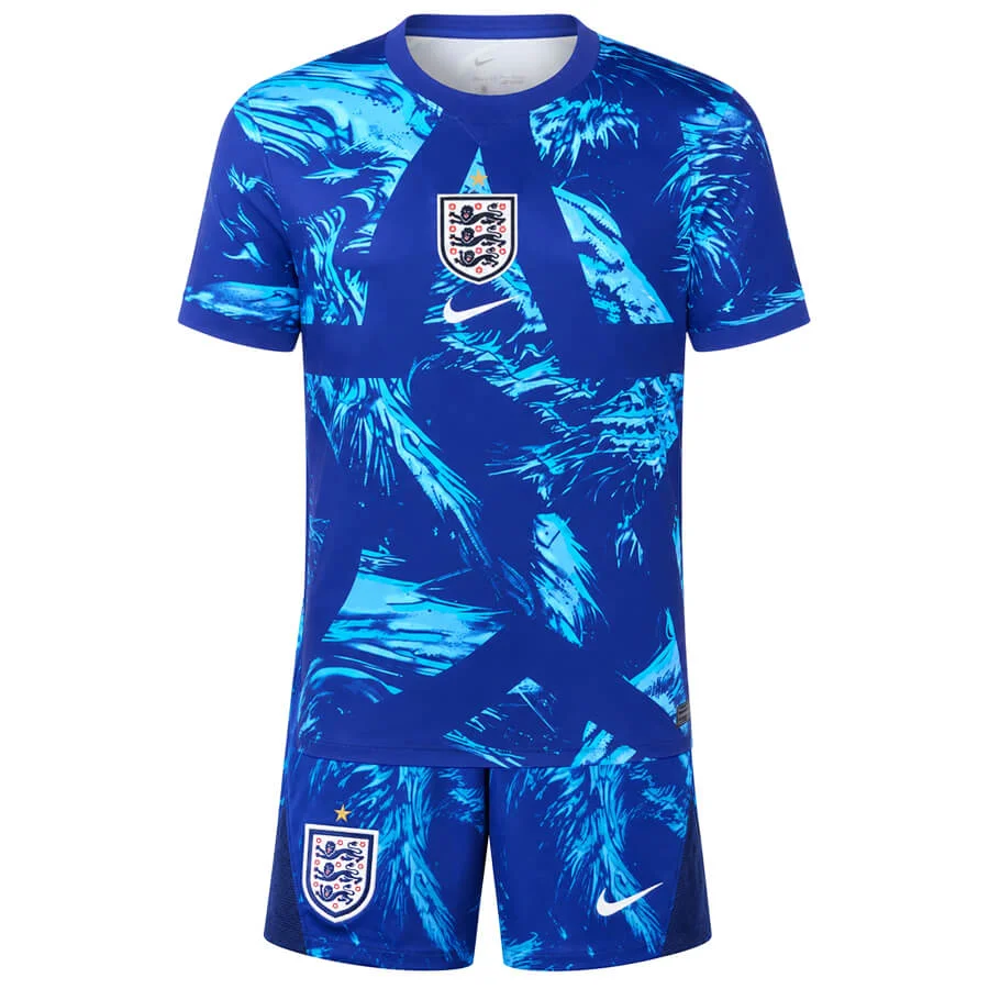 Angleterre Blue Goalkeeper Kids Kit 2026