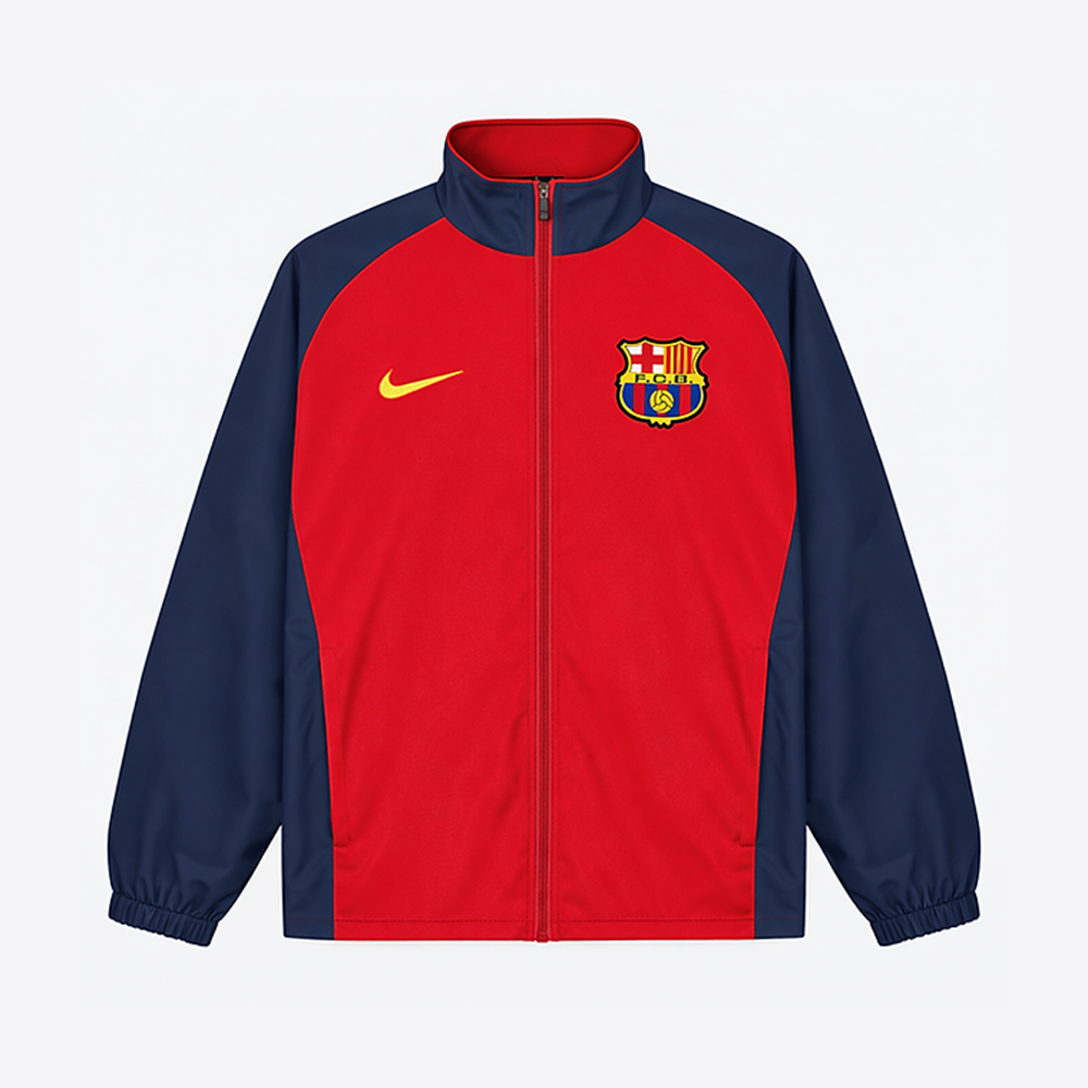 FC BARCELONA WINDBREAKER JACKET RETRO 1998-2000