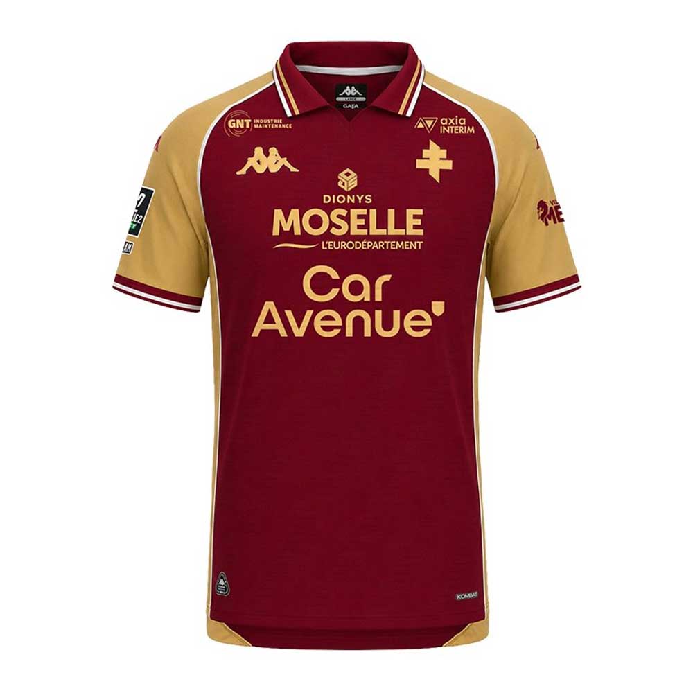 FC Metz Home Soccer Jersey 2026-27 | Kappa Football Shirt