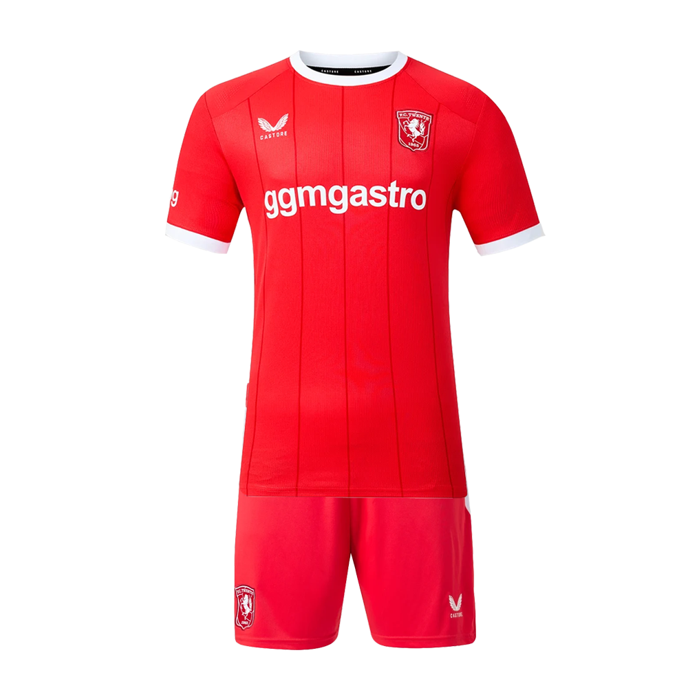 FC Twente Home Kids Kit 2026-27 | FC Twente Youth Football Jersey & Shorts