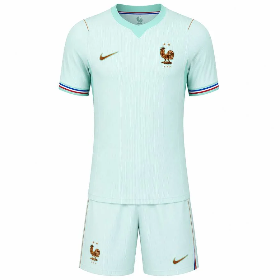 France Away Kids Kit 2026 | France National Team Youth Football Jersey & Shorts