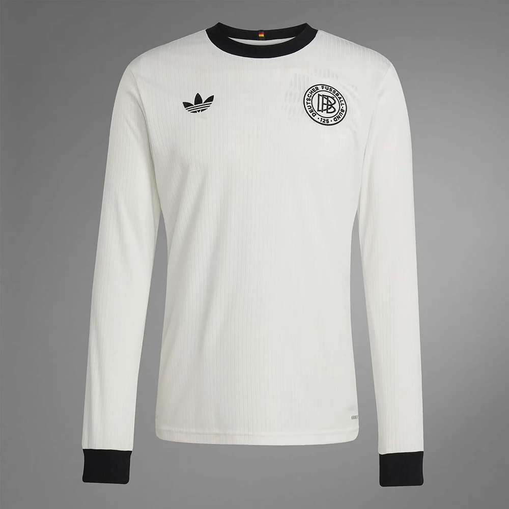 Germany 125th Anniversary Long Sleeve Jersey 2025 | adidas DFB Heritage Football Shirt