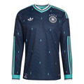 Germany Away Long Sleeve Soccer Jersey 2026 | adidas Die Mannschaft Blue Football Shirt