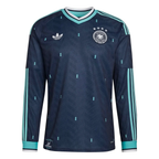 Germany Away Long Sleeve Soccer Jersey 2026 | adidas Die Mannschaft Blue Football Shirt