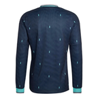 Germany Away Long Sleeve Soccer Jersey 2026 | adidas Die Mannschaft Blue Football Shirt