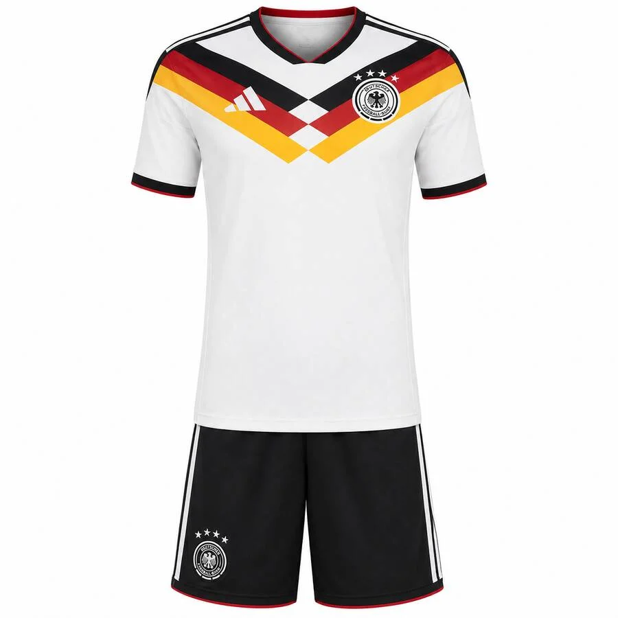 Germany Home Kids Kit 2026 | Germany National Team Youth Football Jersey & Shorts