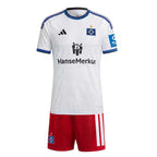 Hamburger SV Home Kids Kit 2026-27 | adidas White & Blue Youth Football Jersey & Shorts