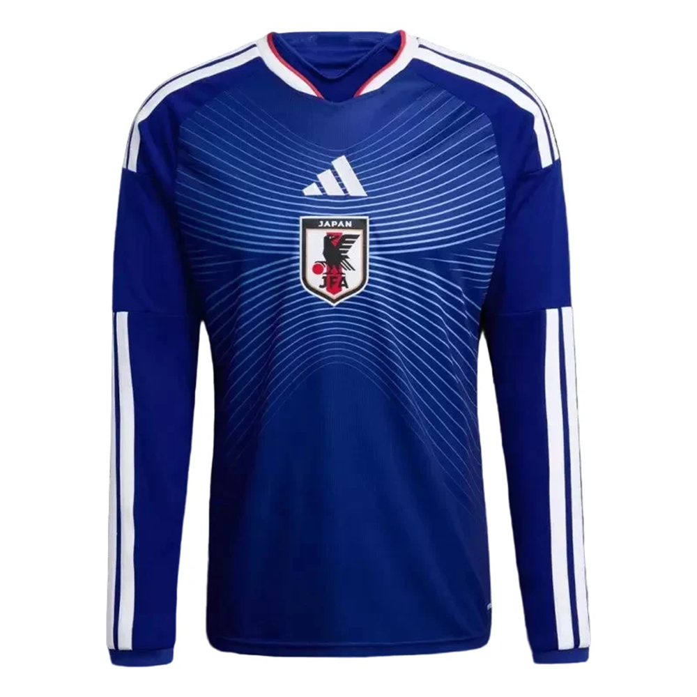 Japan Home Long Sleeve Soccer Jersey 2026 | adidas Samurai Blue Football Shirt