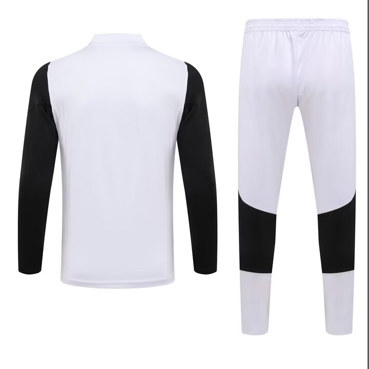 Juventus White Half Zip tracksuit training set 2023-24