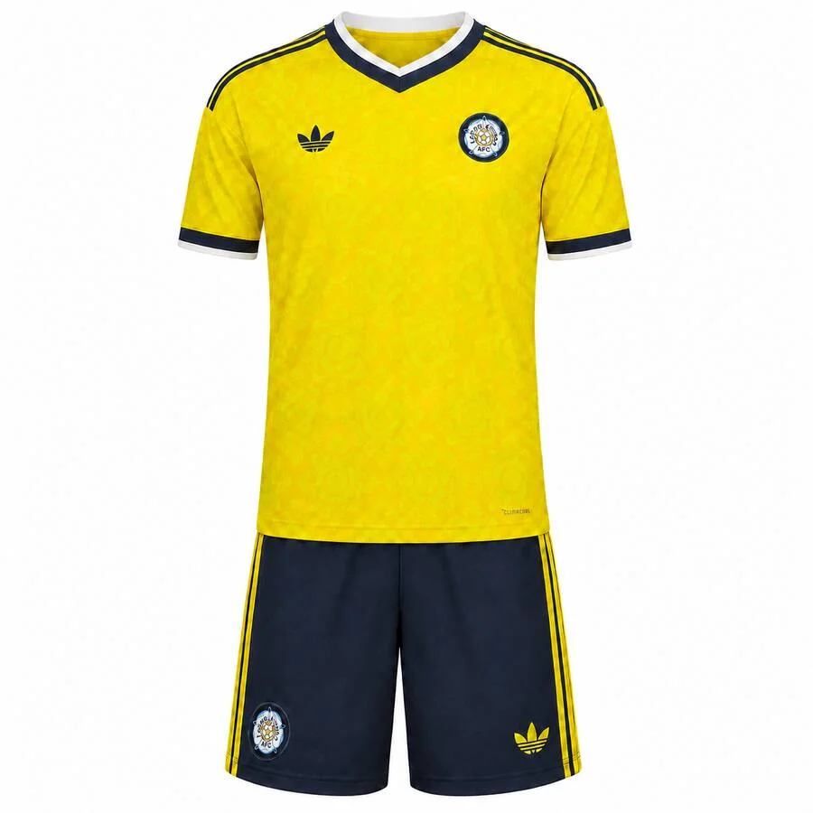 Leeds United Away Kids Kit 2026/27 | adidas Football Shirt & Shorts