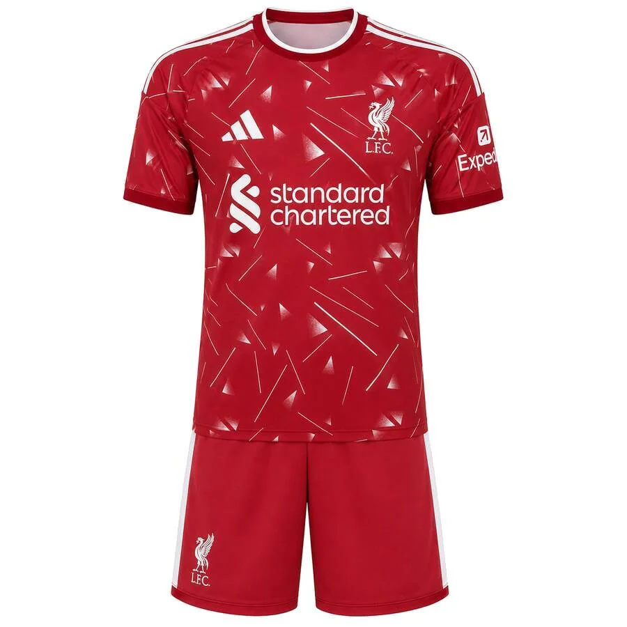 Liverpool Home Kids Kit 2026/27 | adidas Football Shirt & Shorts