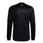 Mexico Third Long Sleeve Soccer Jersey 2026 | adidas El Tri Black Football Shirt