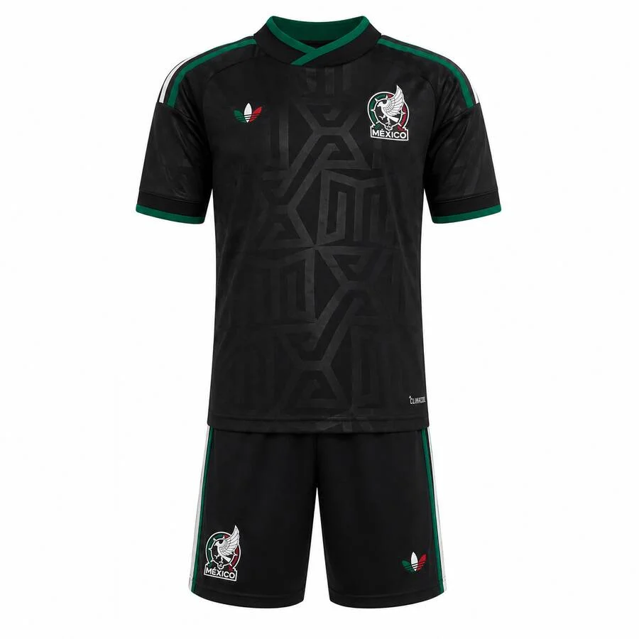 Mexico Third Kids Kit 2026 | El Tri Youth Football Jersey & Shorts