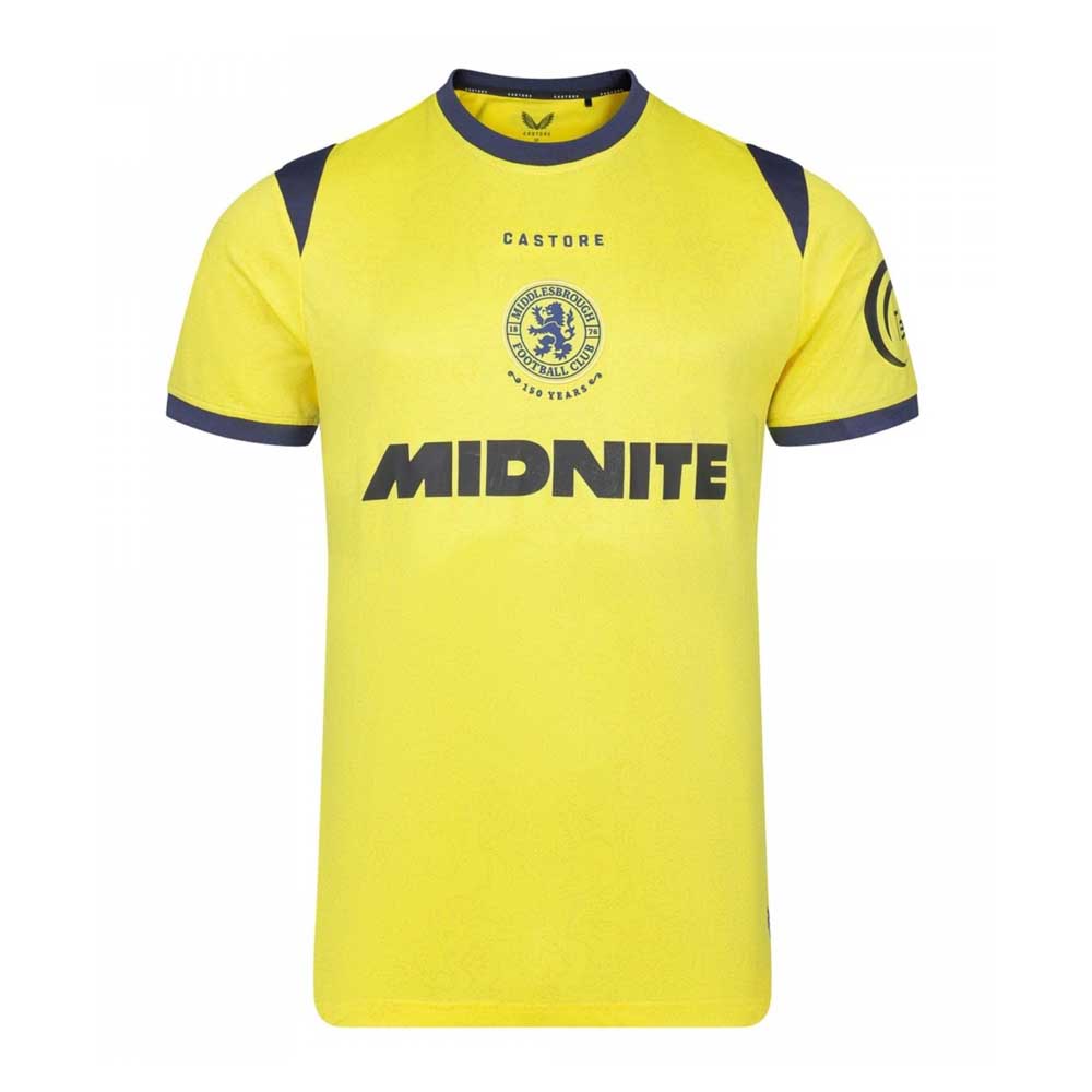 Middlesbrough FC Third Jersey 2026-27 | Castore Yellow Navy Football Shirt