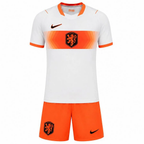Netherlands Away Kids Kit 2026 | Oranje Youth Football Jersey & Shorts