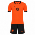 Netherlands Home Kids Kit 2026 | Oranje Youth Football Jersey & Shorts