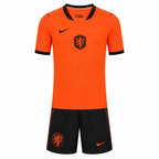 Netherlands Home Kids Kit 2026 | Oranje Youth Football Jersey & Shorts