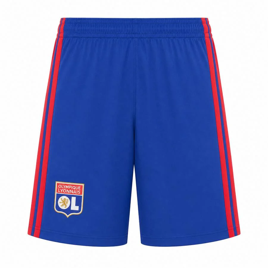 Olympique Lyon Home Football Shorts 2026-27 | adidas Soccer Shorts