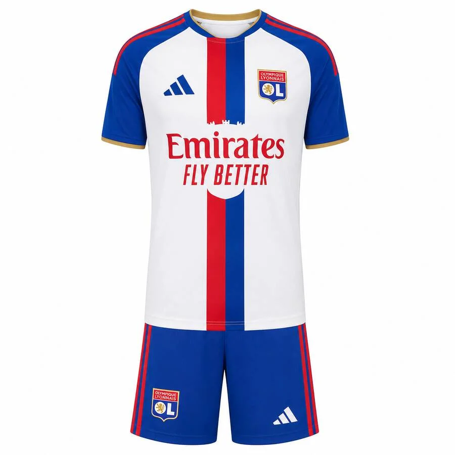 Olympique Lyon Home Kids Kit 2026-27