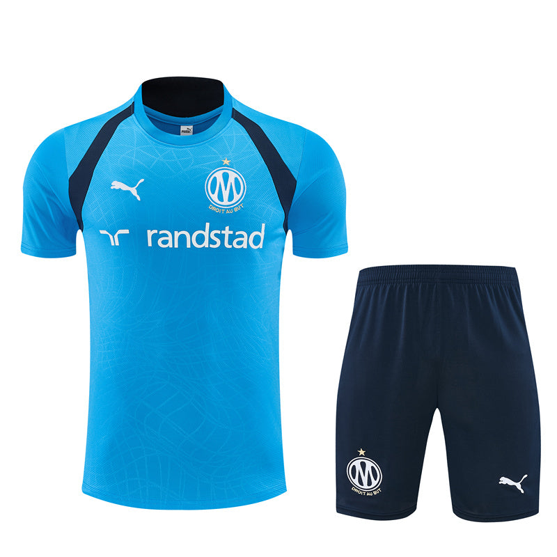 Olympique de Marseille Blue Training Kit 2026-27 | PUMA Football Jersey & Shorts