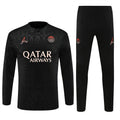 PSG Black&Orange Half Zip Tracksuit Kit Training Set 2024-25