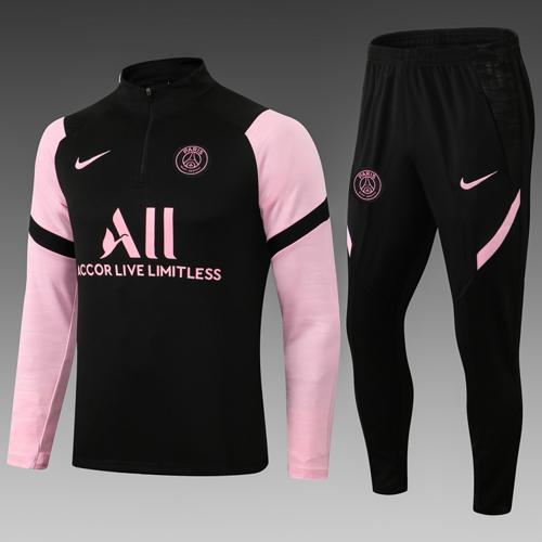 PSG Quarter Half Zip Tracksuit Top Set 2021-22