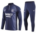 Rangers cyan Half Zip Tracksuit Kit training set 2021-22